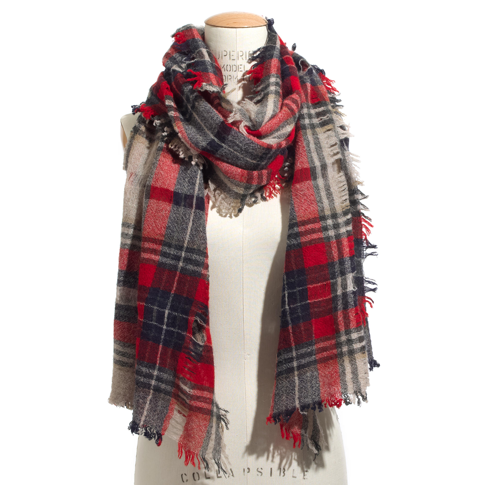 10 Best Plaid Scarves In Winter 2018 Checkered Plaid And Tartan Scarves For Women