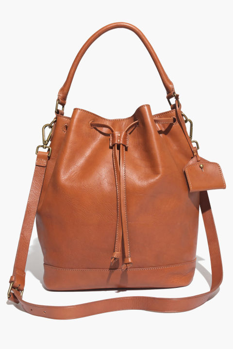 madewell drawstring bucket bag