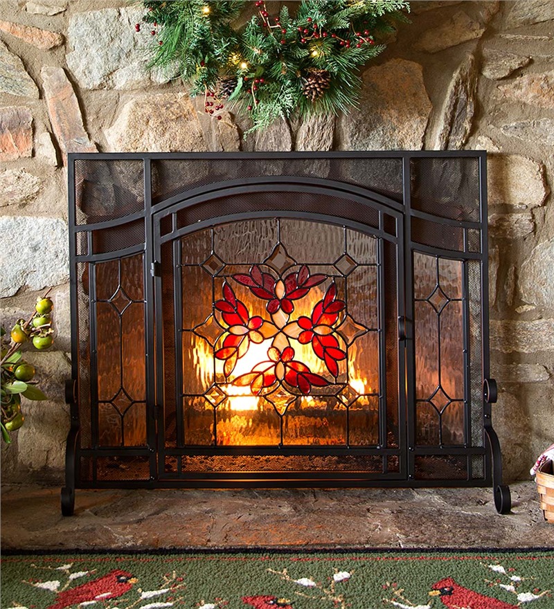 10 Best Decorative Fireplace Screens 2016 - Best Mesh, Metal, and Glass