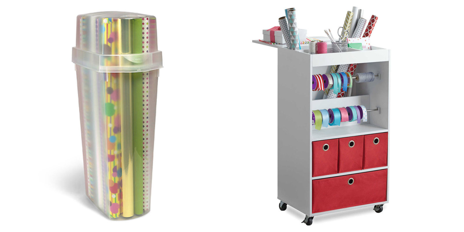 10 Best Wrapping Paper Organizers & Storage Carts 2016 How to Store Wrapping Paper