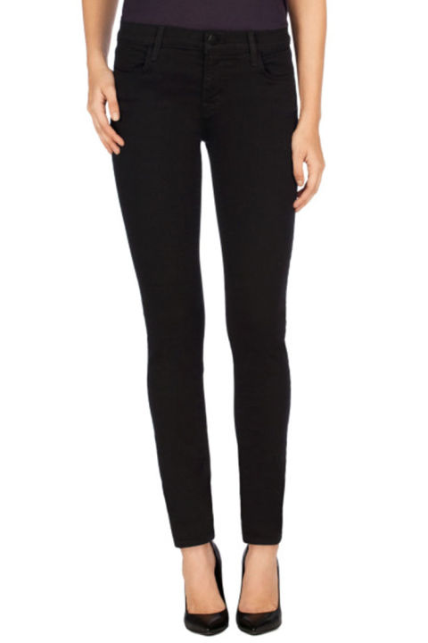 black skinny jeans with zippers