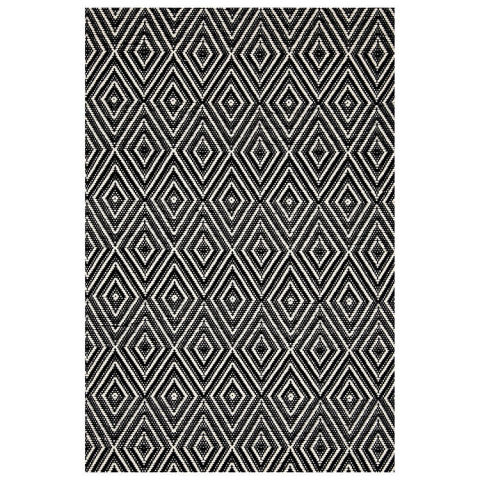 dash and albert rugs woven black ivory diamond indooroutdoor area rug
