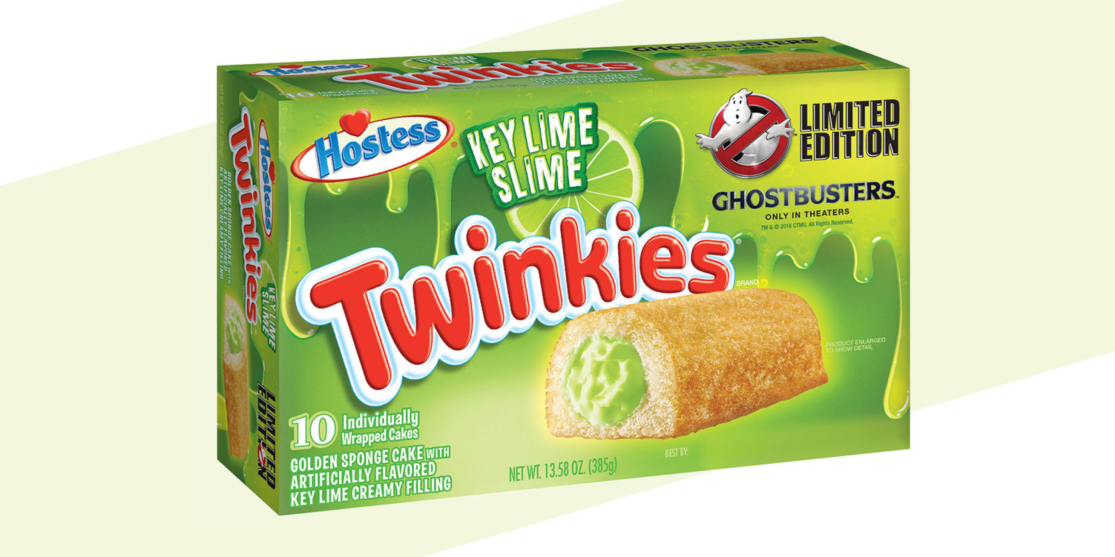 Ghostbusters Key Lime Slime Twinkies Are Here!