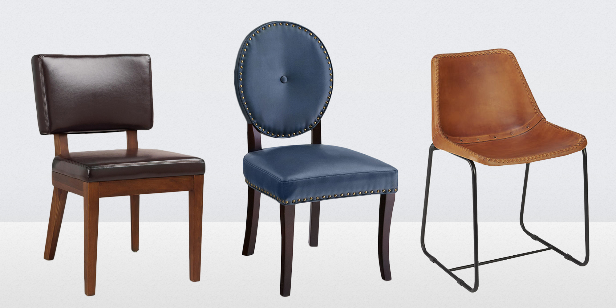 houzz leather dining room chairs