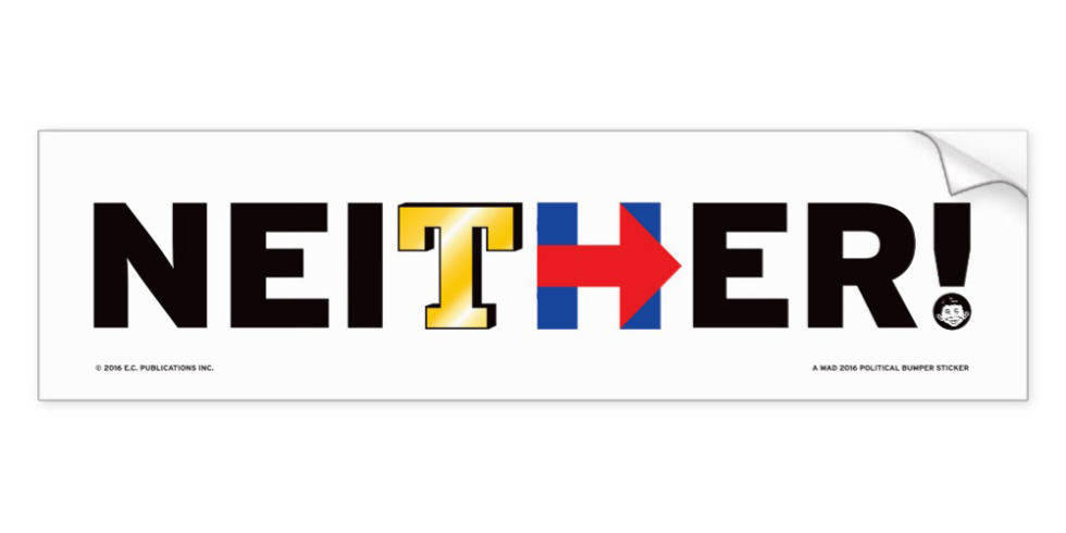 political campaign bumper stickers