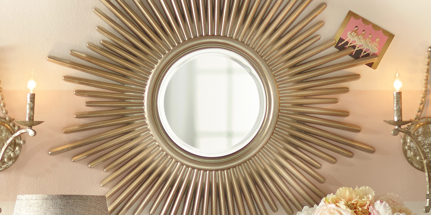 12 Best Sunburst Mirrors in 2018 Decorative Small and Large Sunburst