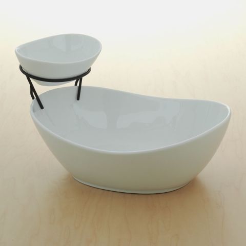 Food Network Tiered Chip And Dip Set Food Network Tiered Chip And Dip Set