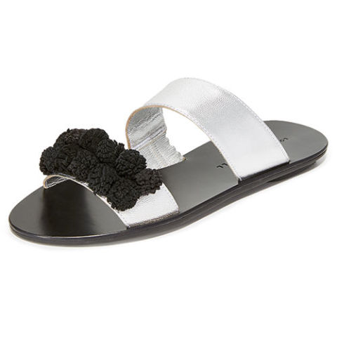 loeffler randall silver sandals