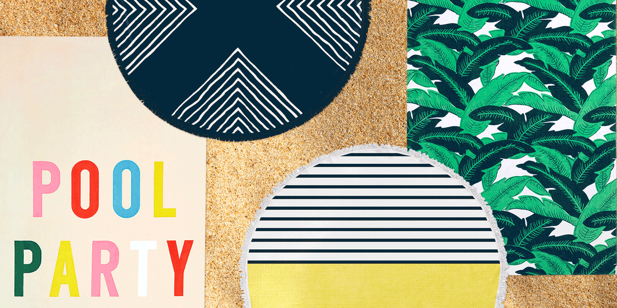 11 Best Beach Towels for 2018 Cool Round and Oversized Beach Towels