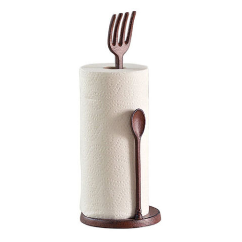 15 Best Paper Towel Holders And Dispensers 2018 Unique Comfify Fork And Spoon Cast Iron Decorative Paper Towel Holder