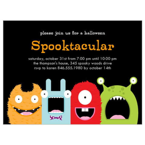 halloween invites