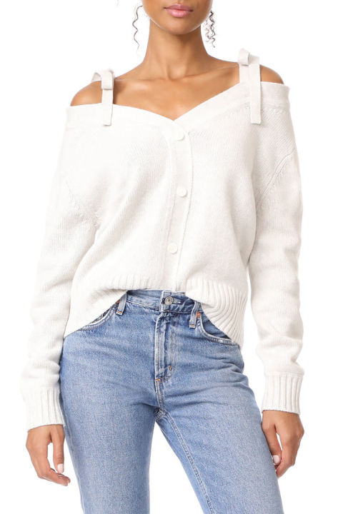 club monaco white sweater