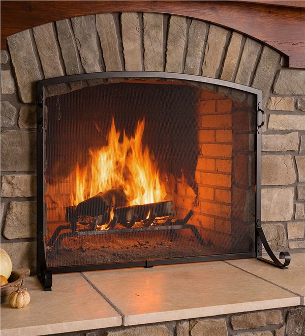 10 Best Fireplace Screens for Winter 2018 - Decorative Metal & Glass