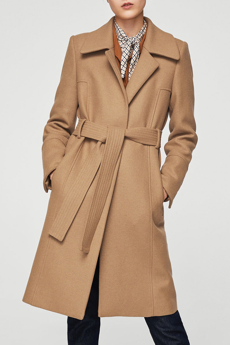 10 Best Wrap Coats for Women in Winter 2018 Chic Wool and Belted Wrap