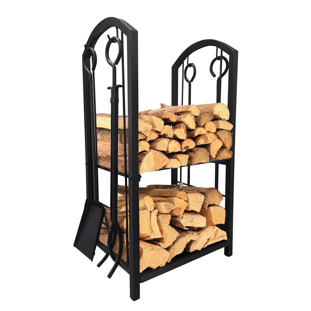 small indoor firewood rack